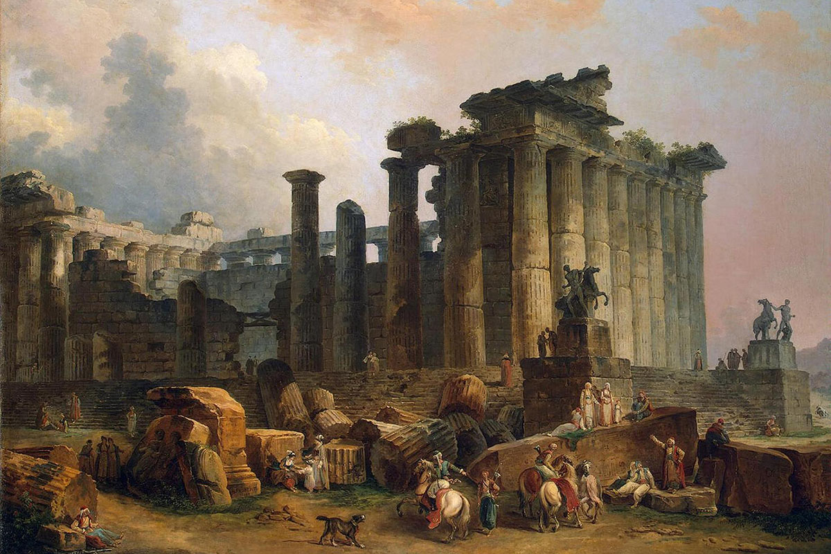 Golden Age: Human lived with the Gods at the beginning then due to a disruption began to fall and continue to fall.